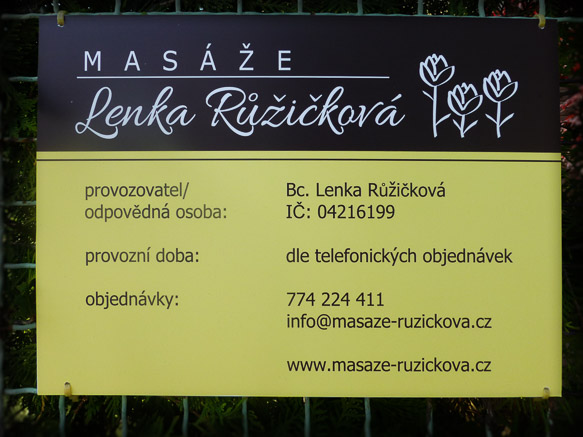 Masáže Lenka Růžičková exteriér